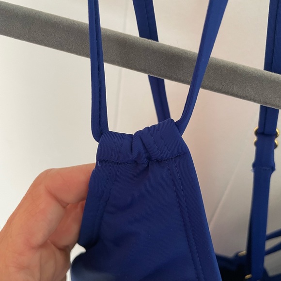 BRAND NEW WITH TAGS La Blanca Womens Island Goddess Underwire One-Piece in Blue - Picture 8 of 11